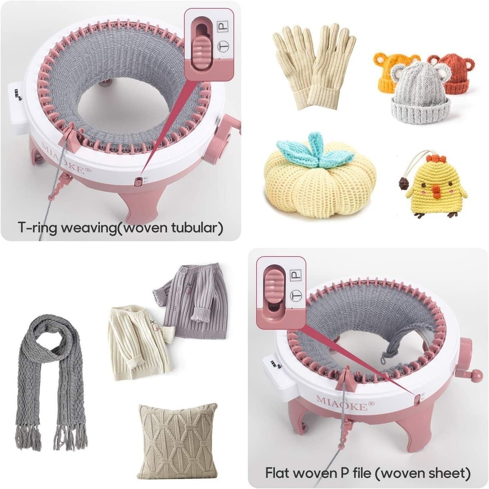 Efficient 48-Needle Knitting Machine – Ideal for Personalized Winter Gifts