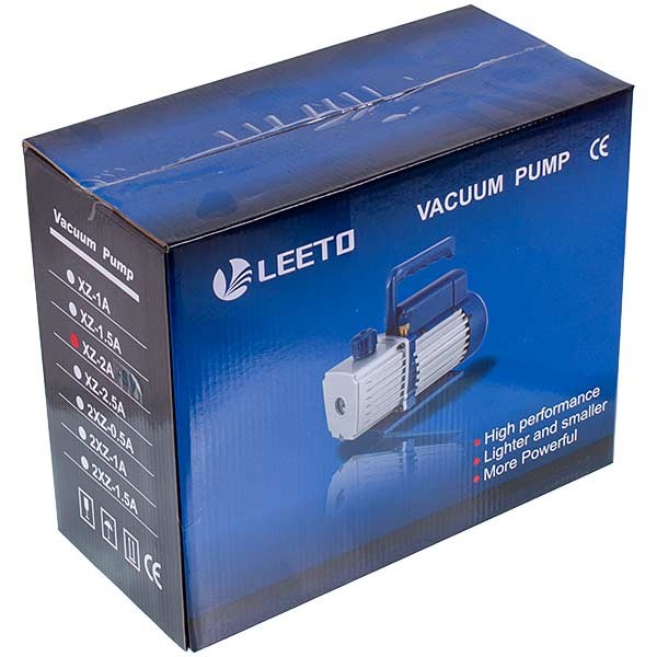 Pump with pressure gauge (1 stage./100 lit/min.) LEETO XZ-2A/C-SV