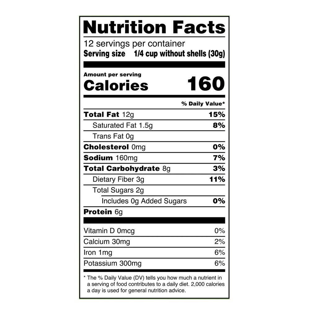 Great Value Roasted and Salted Pistachios, 24 oz