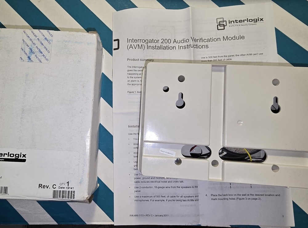 ITI Interlogix 60-677 Interrogator Alarm Verification Module with Enclosure