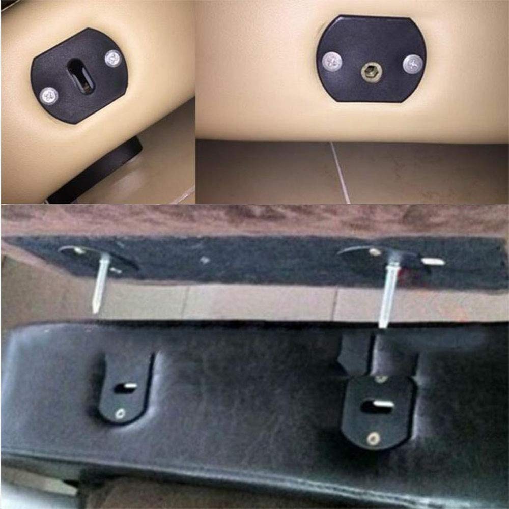 E-Outstanding Pin Style Sofa Connector 4 Sets Black Couch