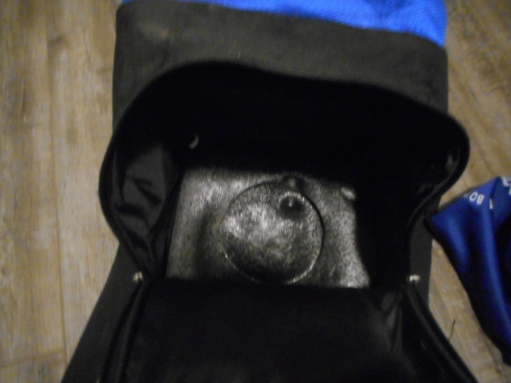 Ebonite Bowling Ball Bag Blue& Black Shoulder Strap (4) Compartments