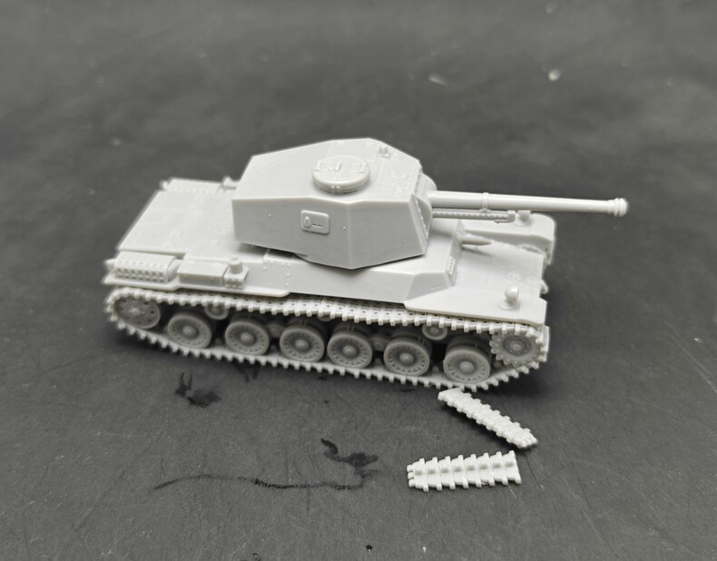 3D printing 1/72/87 Type 3 Medium Tank‌ ‌Chi-Nu‌ Model Kit Unpainted