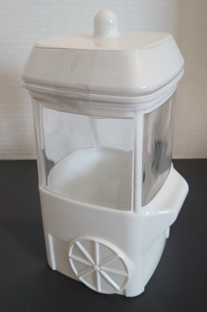 NEW CANDY JAR WHITE POPCORN CART