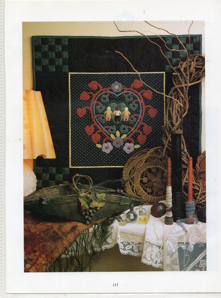 FRIENDSHIP WREATH WALL HANGING QUILT PATTERN