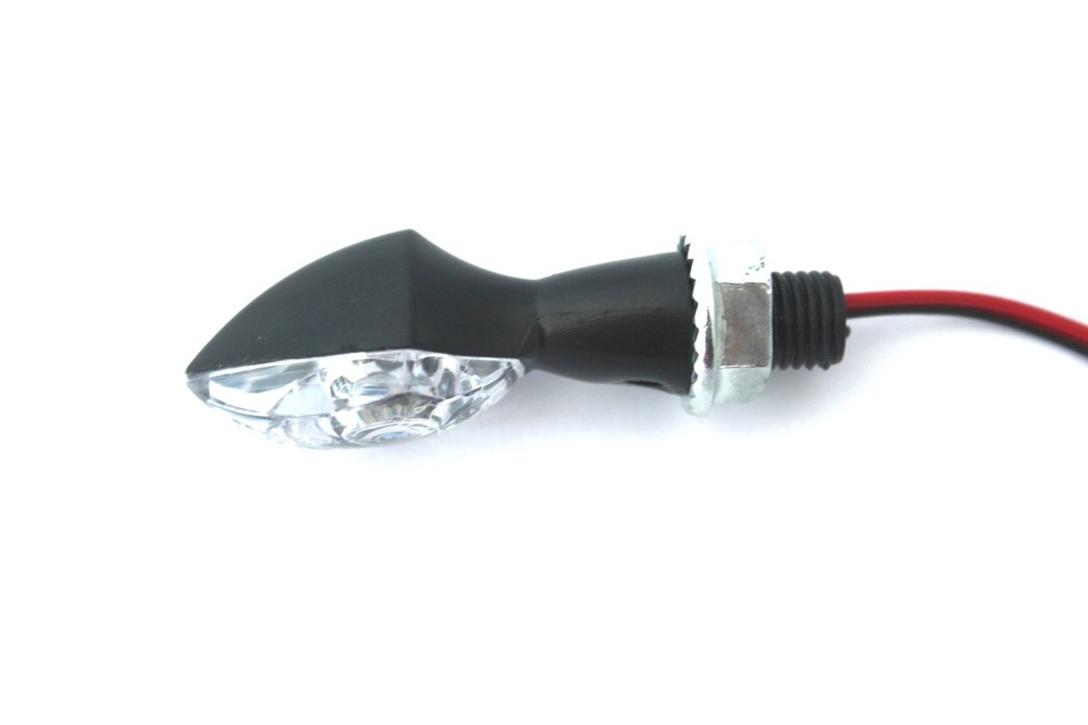LED indicators black ABS Nano single led clear lens