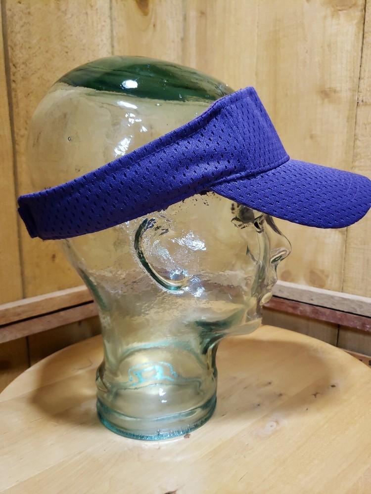 Outdoor Magic Headwear Solid Mesh Sun/Golf Visor Distressed Hook-n-loop Strap