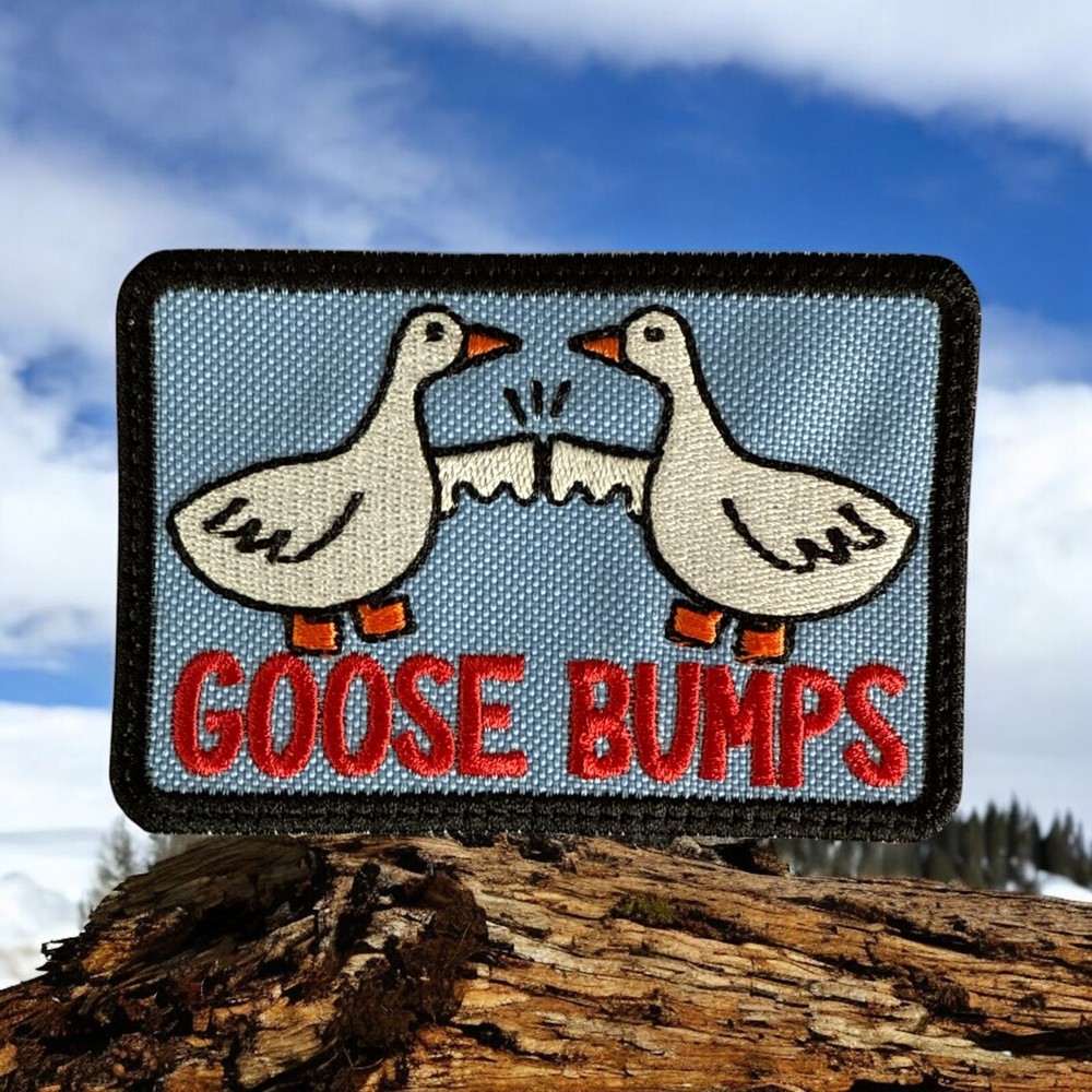 Goose Bumps Embroidery Patch Multi Sizes