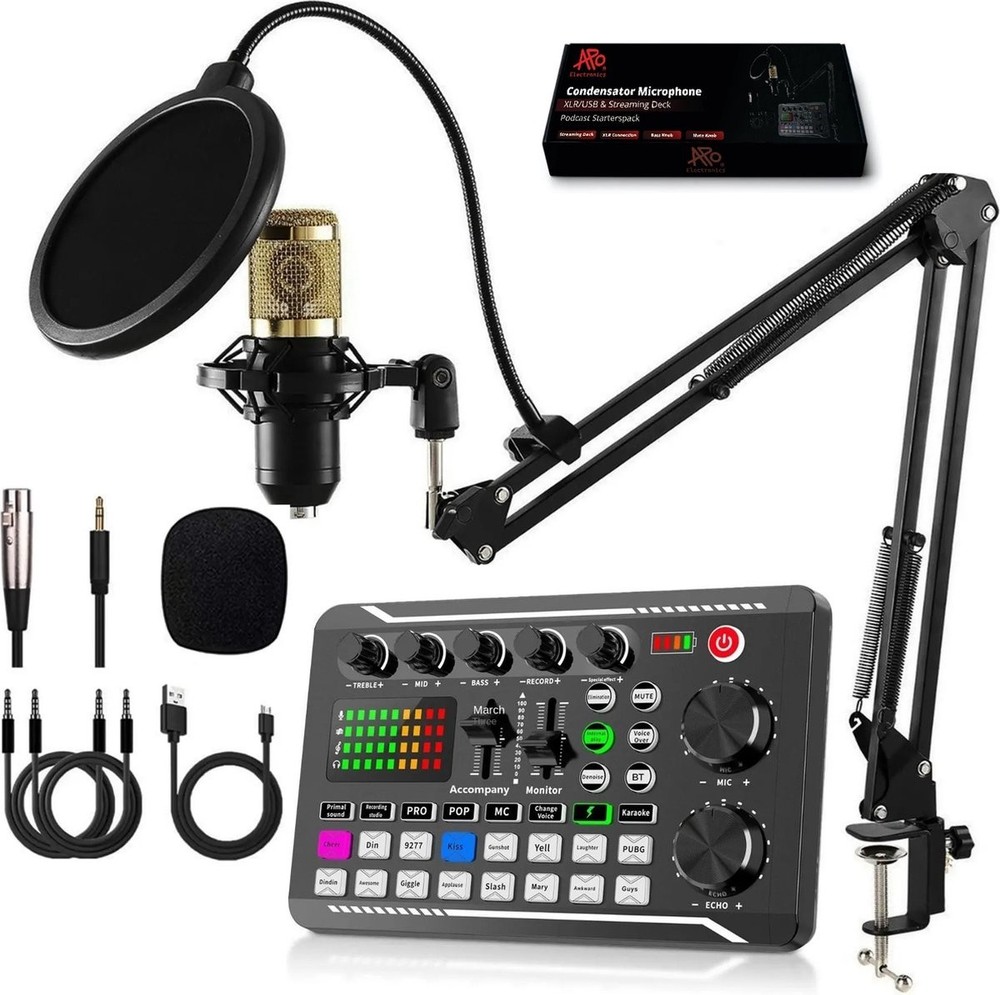 APO Electronics® - Podcast Starterspack - Gaming / Streaming / Podcasting