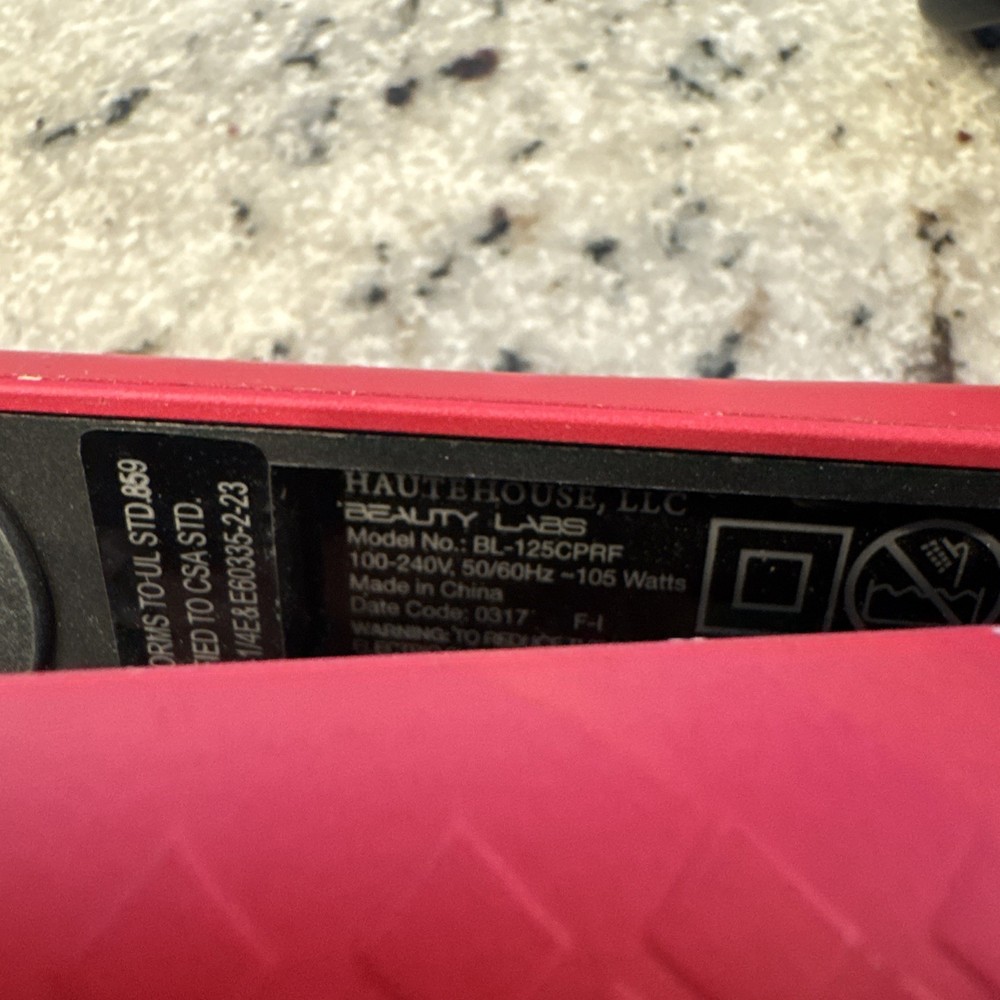 Beauty Labs Marine Basic Ceramic Flat Iron