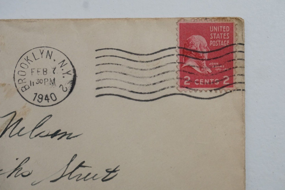 Scott #806 John Adams 2c stamp, Used envelopes