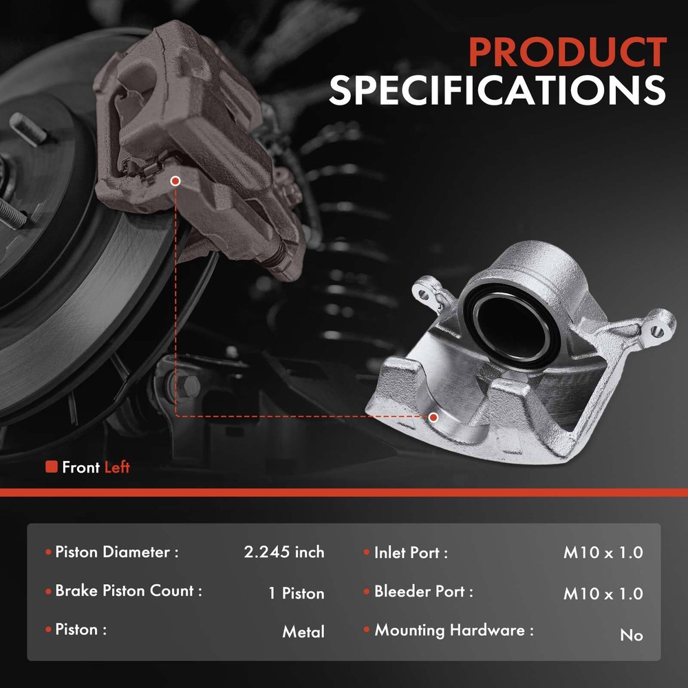 Disc Brake Caliper for Honda CR-V 2002-2004 Element 2003-2011 Front Driver Side
