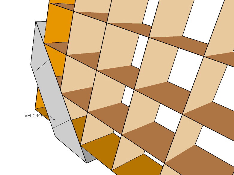 Grid for Frame 122×122cm / 4'×4'