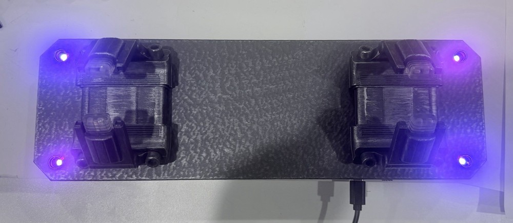 INTERACTIVE LIGHTSABER HILT DISPLAY STAND