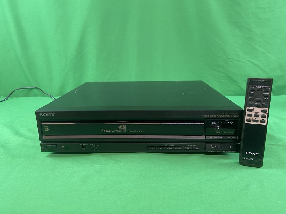 Sony CDP-CE500 5 Disc CD Changer/Player