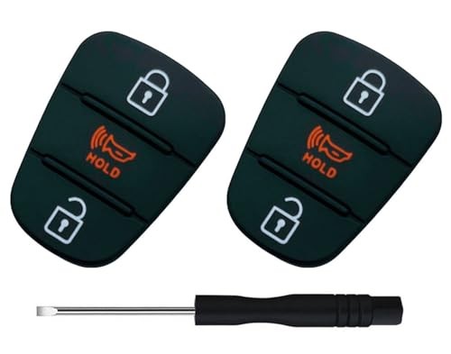 Replacement Flip Folding Smart Keyless Entry Remote Control Key 3 Button-2pcs