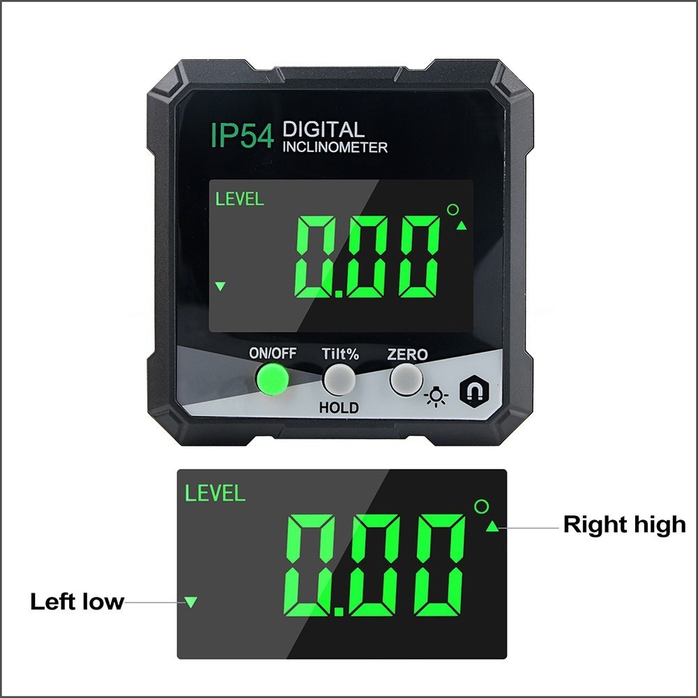 Digital Protractor Set with Screwdriver Perfect for Immediate Use in Projects
