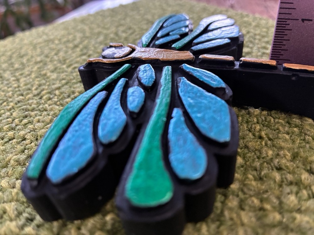 Newly created cement Dragonfly