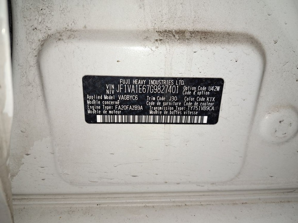 Rear 2016 Wrx Camera/Projector Sku#4183728