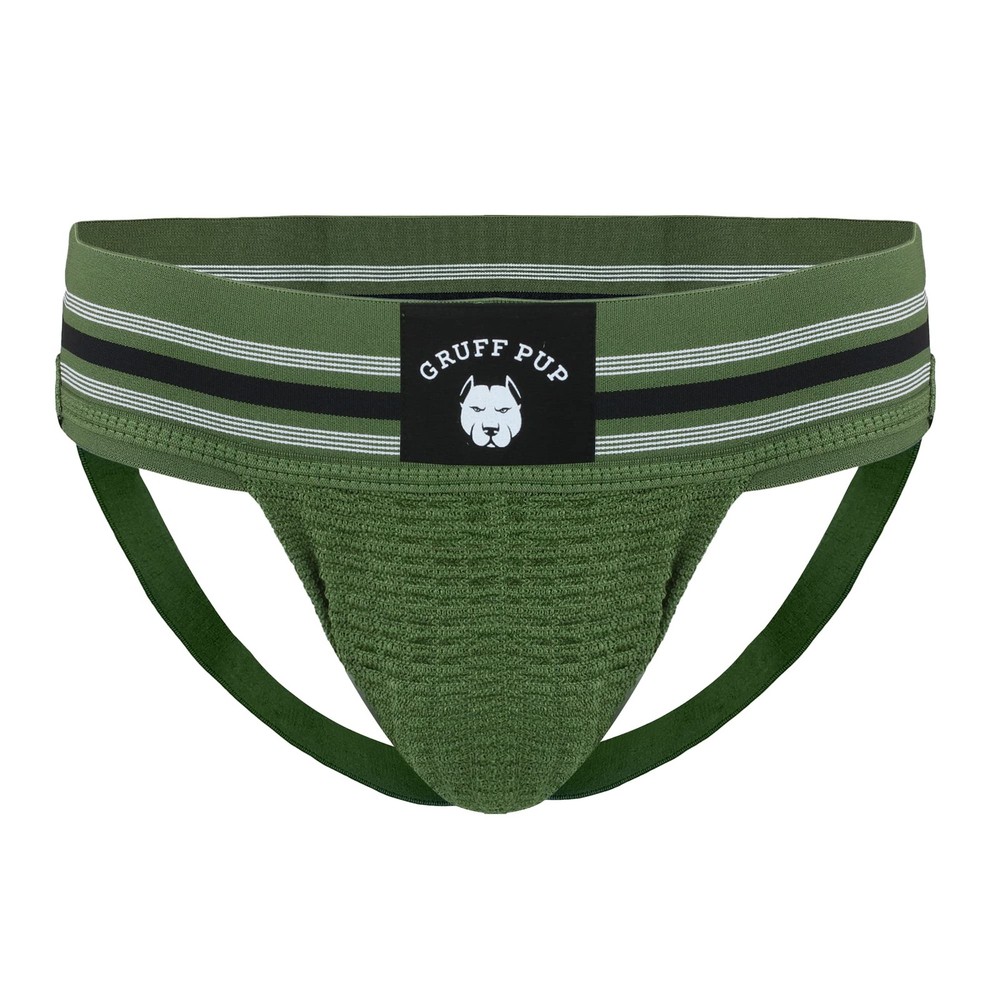 Quarterback Jockstrap - Army Green - Medium