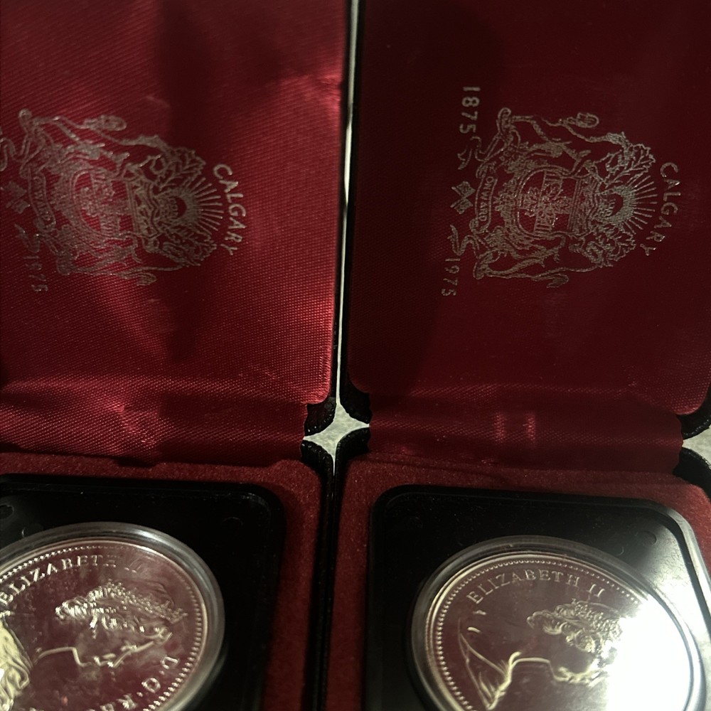 1875-1975 Canada Proof Dollar .500 Silver Calgary