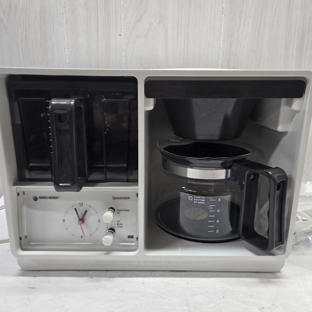Black & Decker Spacemaker Drip Coffee Maker SDC2B Preowned Vtg Tested