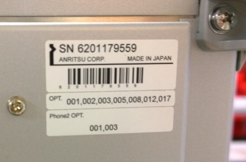 Anritsu MT8820C Radio Communication Analyzer, LOADED WITH OPTIONS!