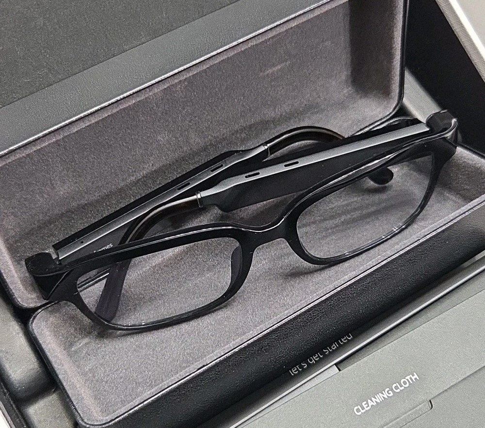 Amazon Echo Frames 1st Generation New Open Box Black Rectangle Smart Glasses