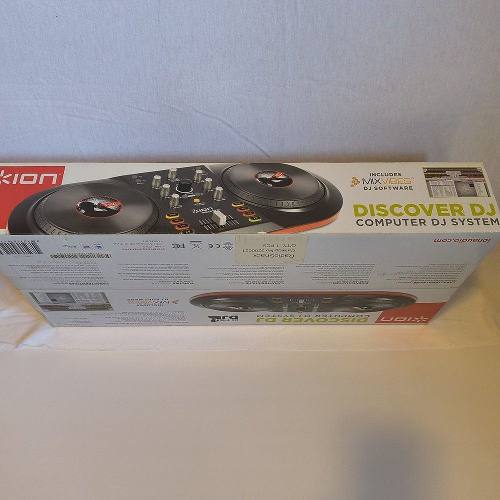 Ion Discover DJ Computer DJ System discovery pc mac usb .