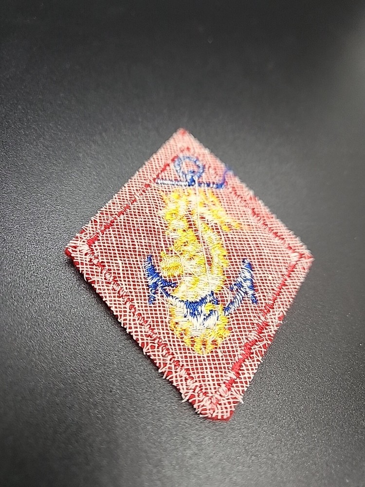 WWII USMC Ships Detachment WOOL PATCH with cheese cloth backing.