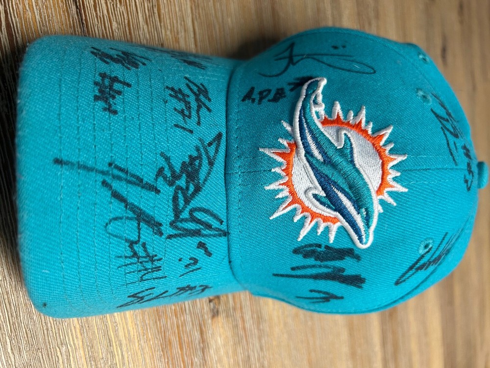 Signed 2022 Miami dolphins hat