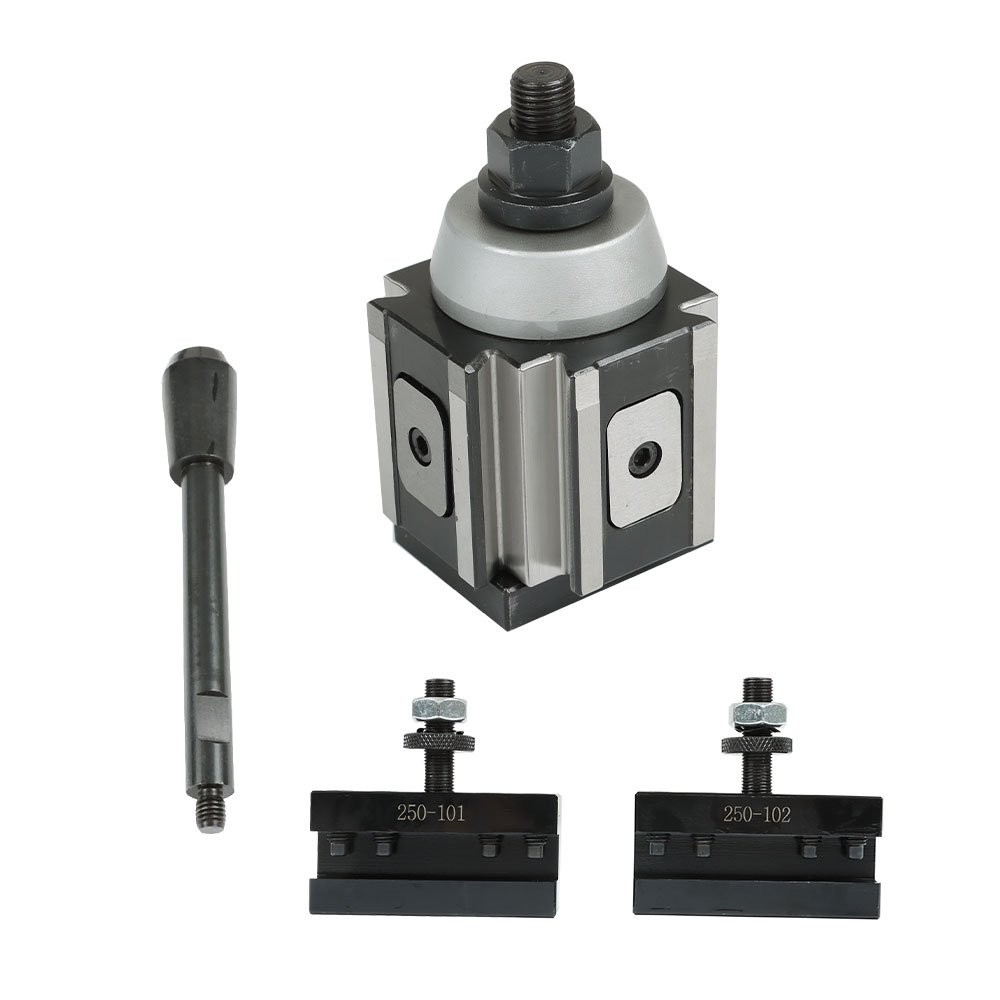AXA 250-100 Piston Type Quick Change Tool Post Holder For Lathe 12"