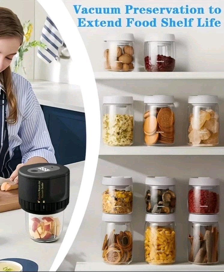 Electric Mason Jar Vacuum Sealer M16