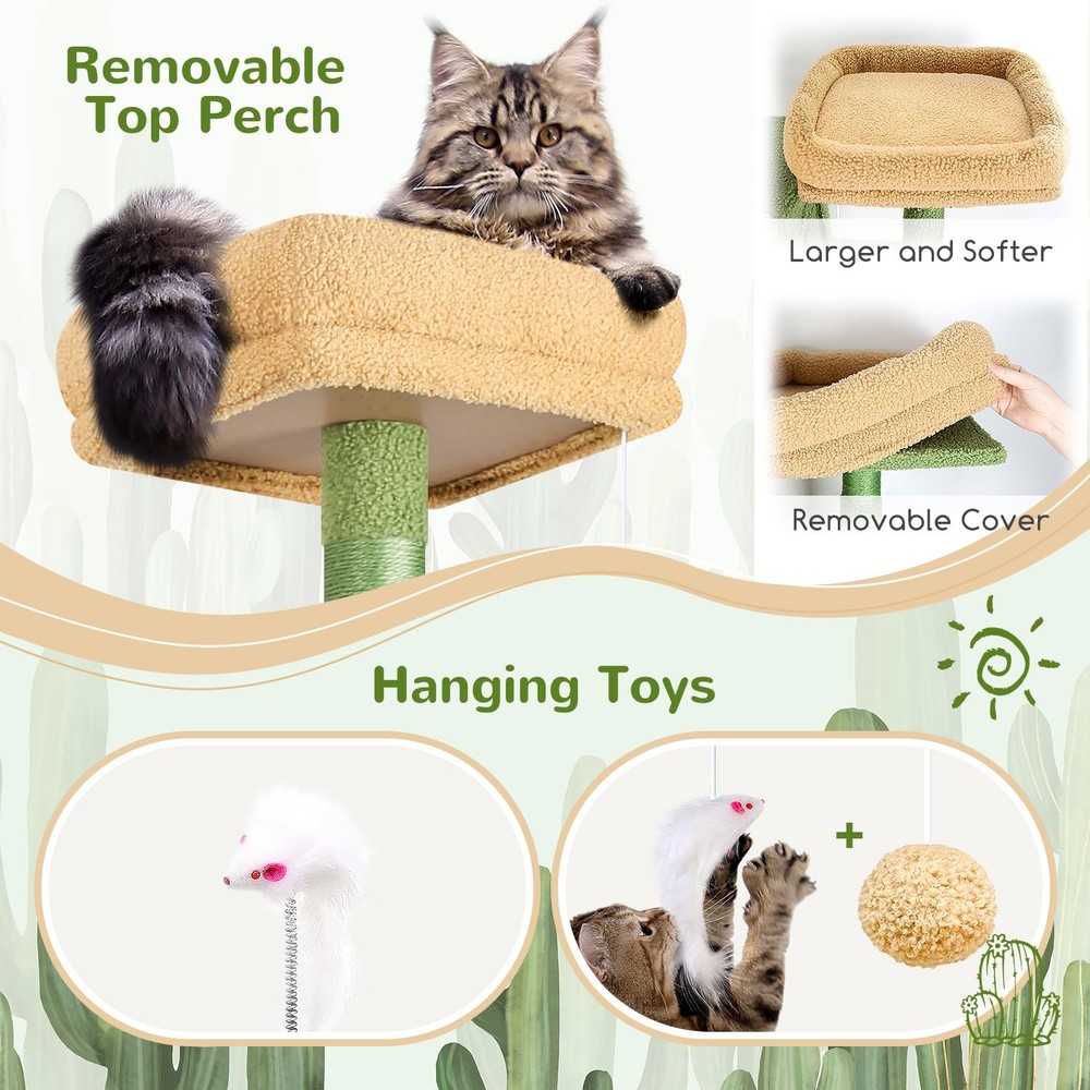 Globlazer S68 68" Cat Tree Large Cats 20lb