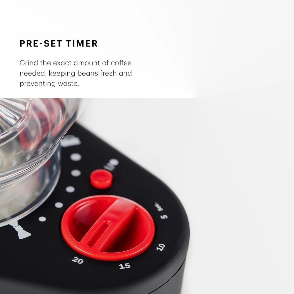 Electric Conical Burr Coffee Grinder with 12 Adjustable Grind Settings