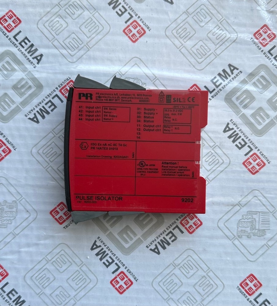 PR Electronics 9202, Pulse Isolator 9202-003, Interface Switch Sensors