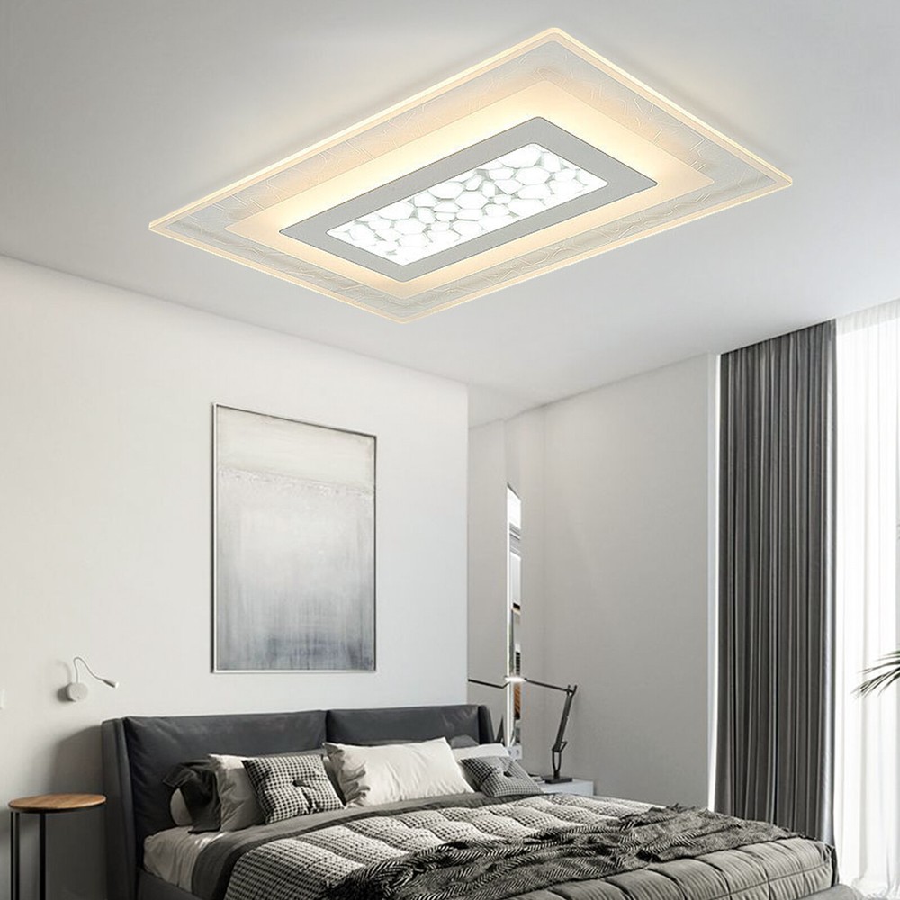 Modern Acrylic Flush Mount LED Ceiling Light Kitchen Bedroom Down Lighting Lamp