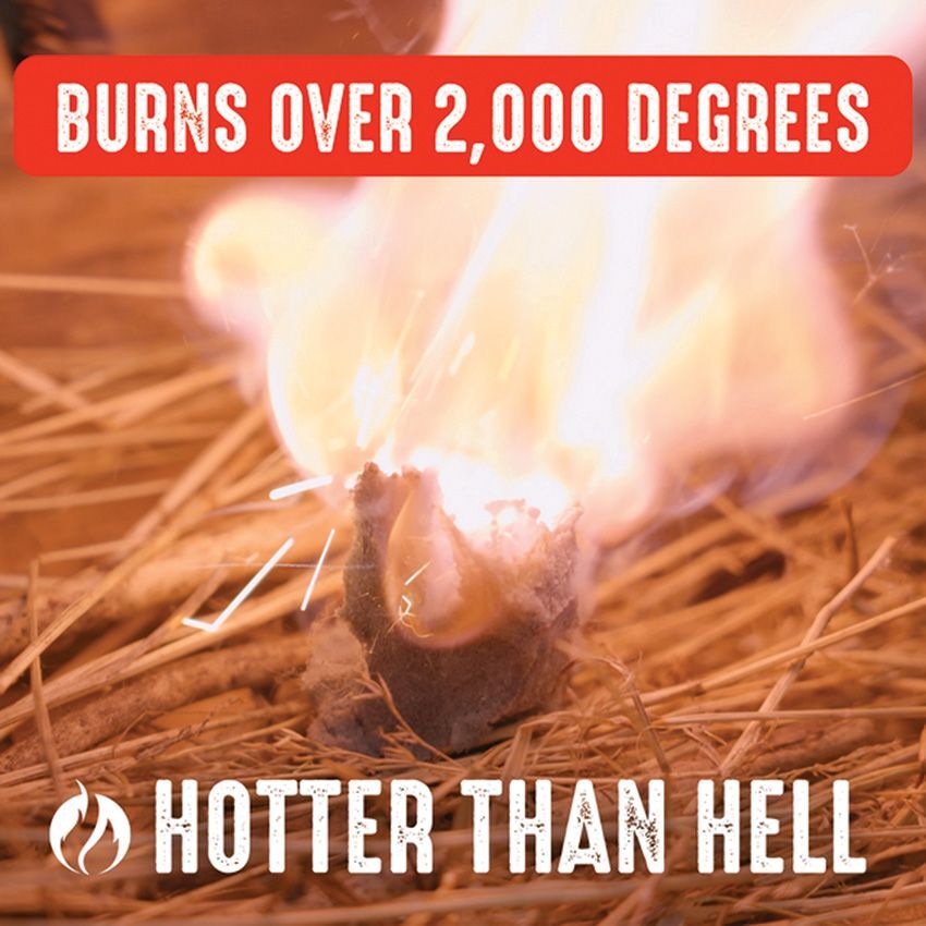 Sophos Survival Hell's Fire Fire Starting Kit Clay Striker Waterproof Windproof