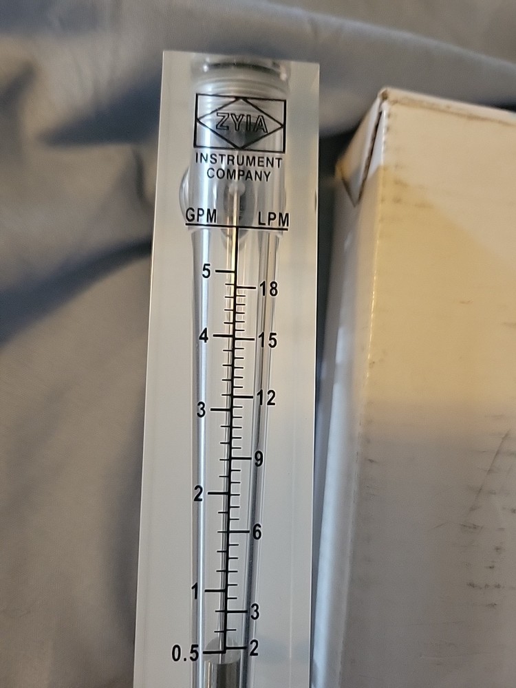New ZYIA LPM-GPM Liquid Measuring Panel Type Flow Meter