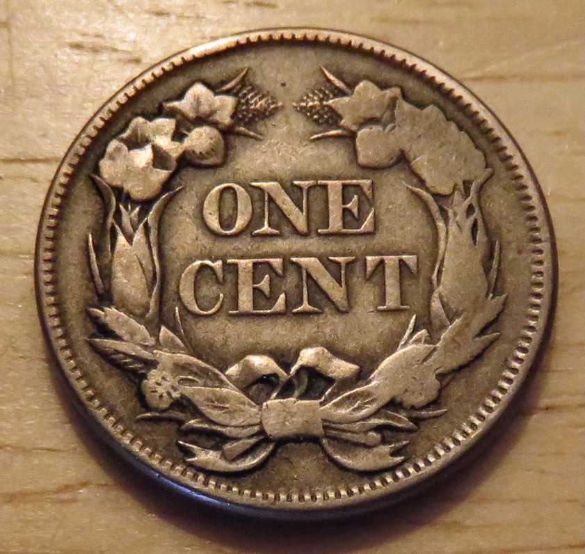 1857 Flying Eagle cent *VF / XF*