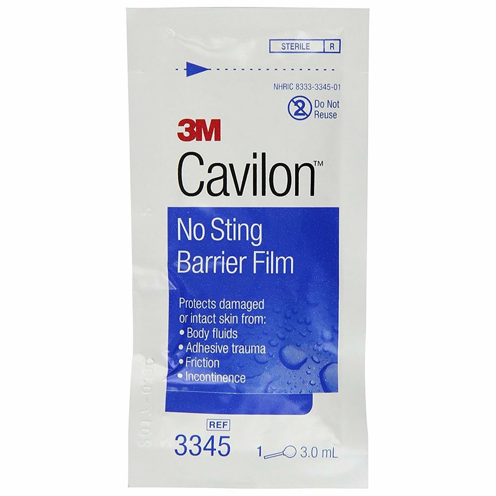 3M Cavilon No Sting Skin Barrier Applicator 3 mL Sterile 100 Ct