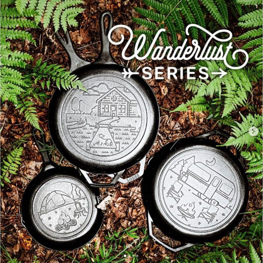 Cast Iron Wanderlust Series, Cabin Combo Cooker, 3.2 Quart​