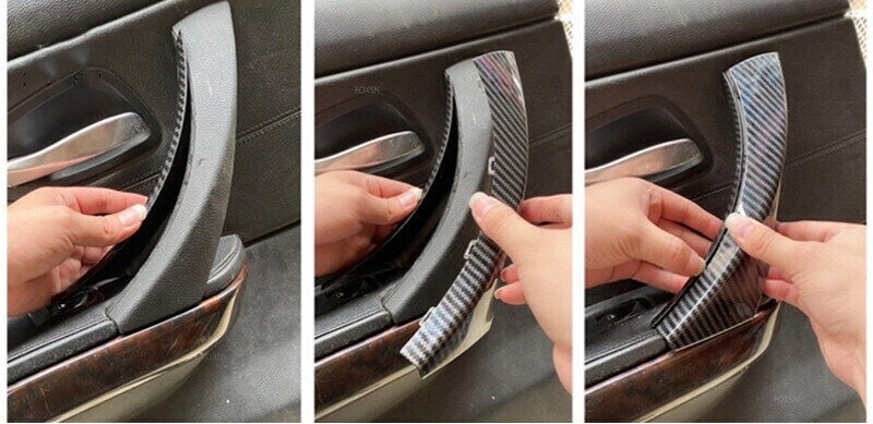For BMW 3 series E90 328i 2005-2012 ABS Beige Inner Door Handle Pull Cover Case