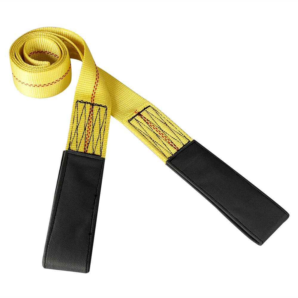 2" x 6’ Durable Performance Engineered Cargo and Load Lift Sling with Flat Loops