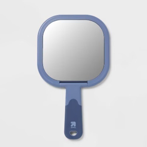 Large 2-Sided Handheld Makeup Mirror 1x and 5x Magnification  - up&up™