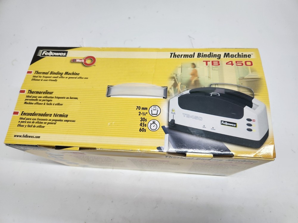 NEW! ~ Fellows TB450 Thermal Binding Machine
