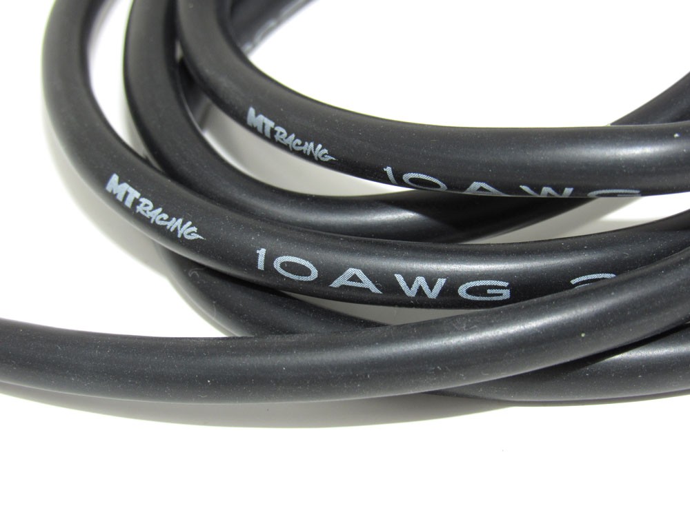 MT Racing 10awg Wire 1 Meter Black MTR1263