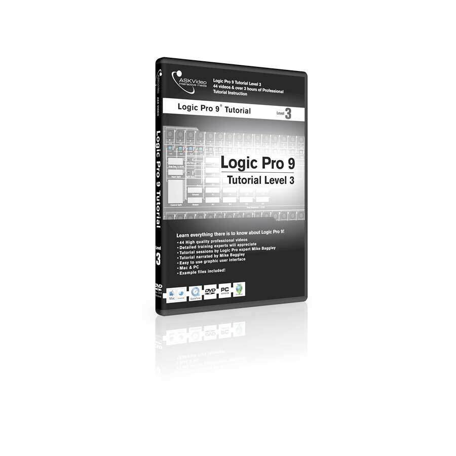 Ask Video Logic Pro 9 Tutorial Level 3 Tutorial DVD, New!