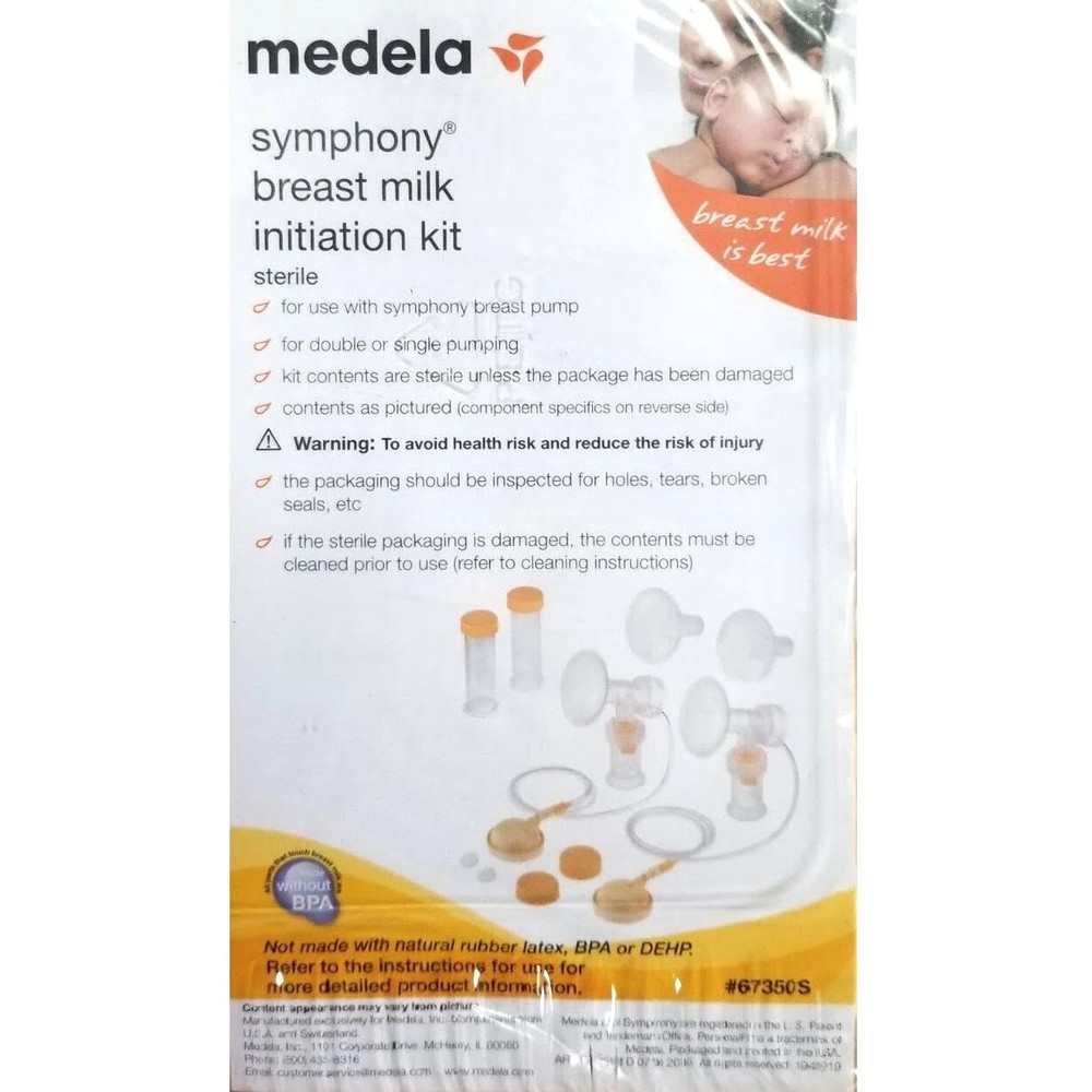 2 - Medela Symphony Breast Milk Initiation Kit + Soft Shells + Thera Shells