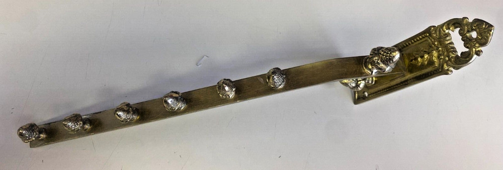 Antique Solid Brass Wall Mount Clothes Hanger
